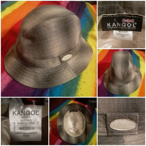 Kangol Unisex Medium Plaid Bucket Type Hat - Picture 1 of 14